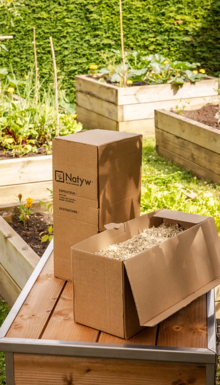 livraison a domicile broyat naturel pour composteur