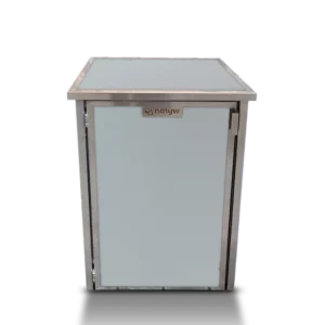 Composteur Contemporain NATYW - Gris clair, F3 - 2 à 3 personnes